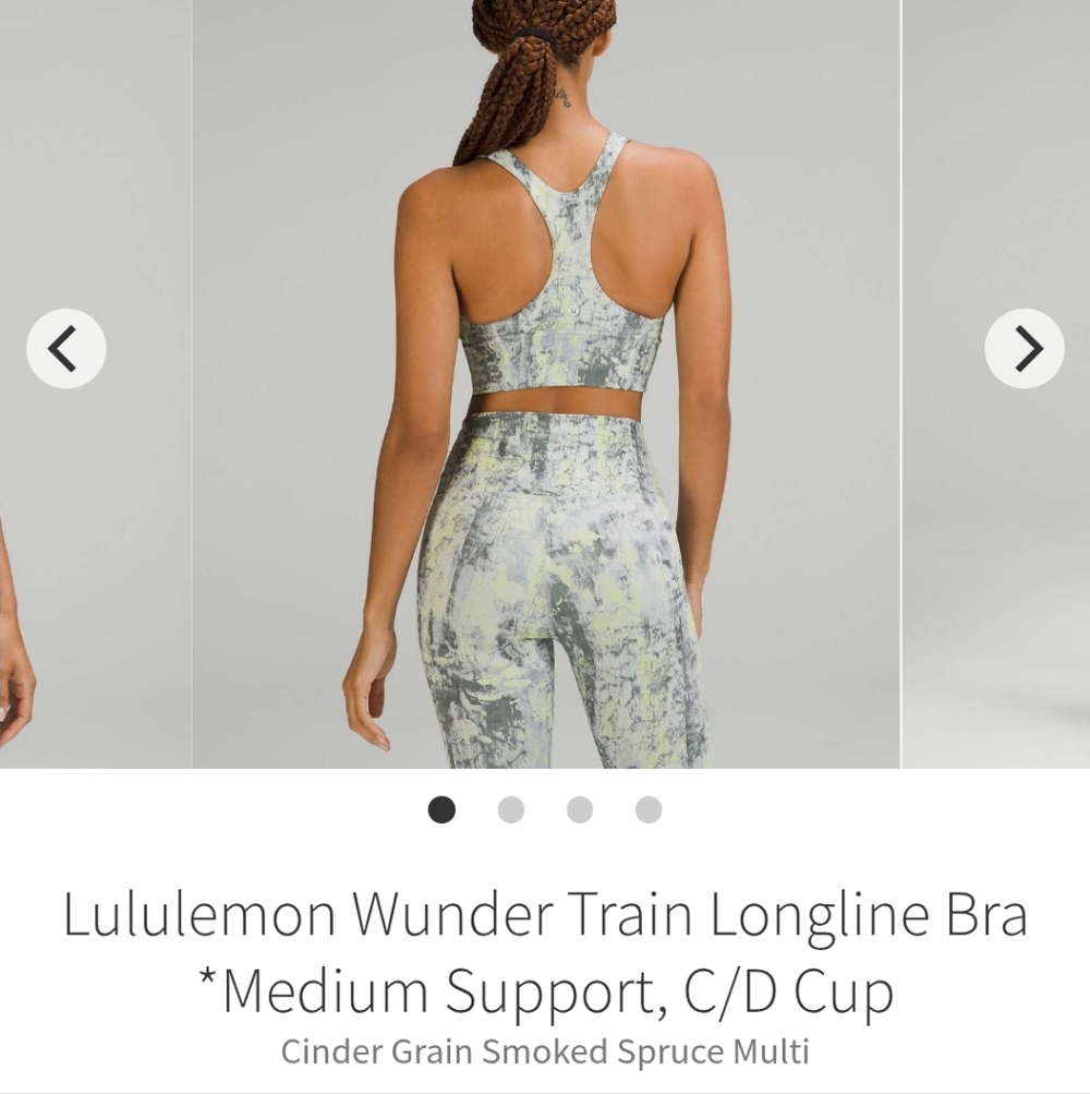Lululemon Wunder Train Longline Bra